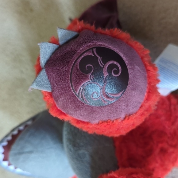 Build A Bear Great Wolf Lodge MagiQuest Charlock MagicQuest Red Dragon Plush. - Picture 6 of 9